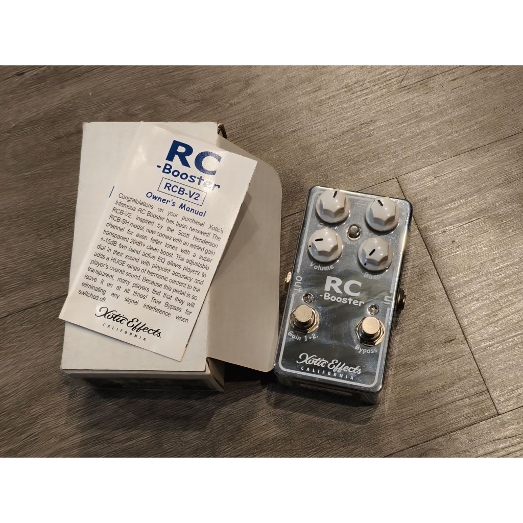 Xotic Rc Booster Guitar Boost Pedal - Version 2