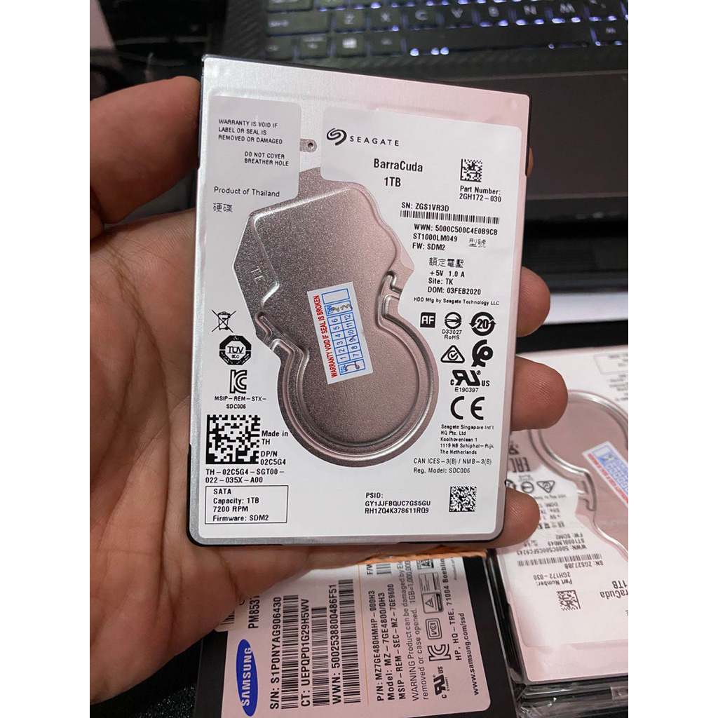 Harddisk Laptop seagate 2,5 1TB new
