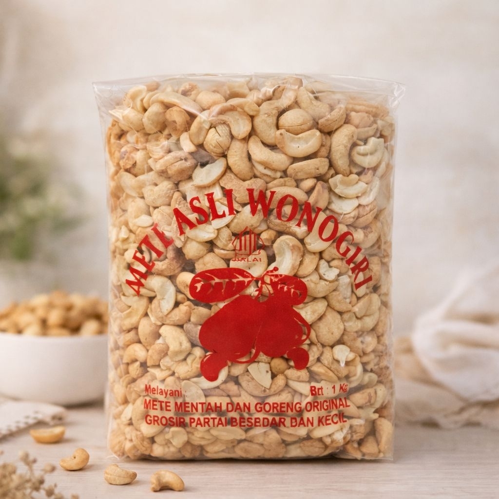 Kacang Mete Patahan Remukan Mentah Matang Asli Wonogiri 1Kg