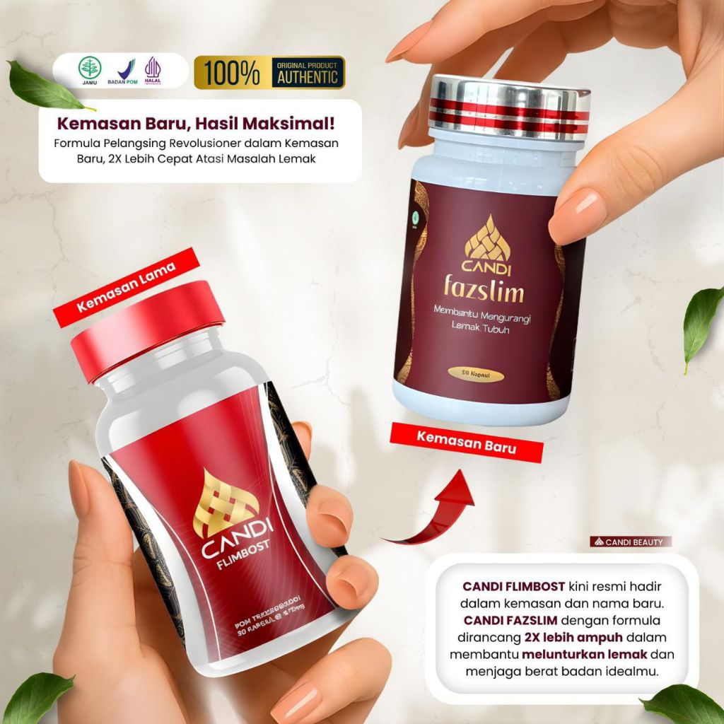 CANDI FAZSLIM 30's SOLUSI PELANGSING BADAN PENURUN BERAT BADAN AMPUH alat pelangsing