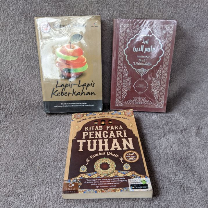 Preloved Lapis-lapis Keberkahan, Mukhtashar Ihya' Ulumuddin, Kitab Para Pencari Tuhan 100% Original
