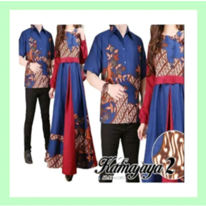 Baju couple batik cowok cewek batik pasangan baju batik kondangan berdua