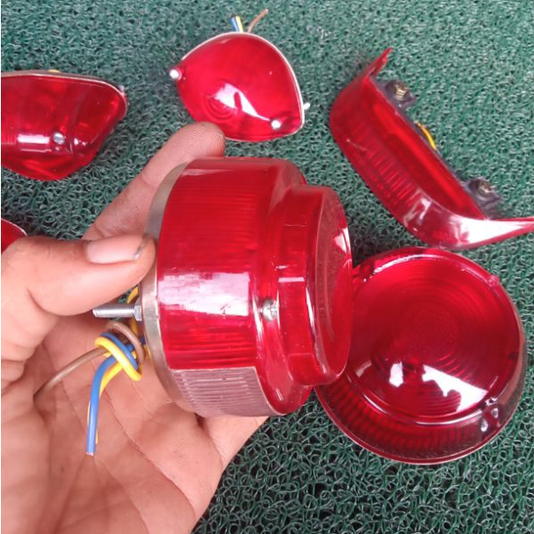 STOPLAMP belakang cb model Norton/stopan kodok kecil/stopan kodok inggris/stoplamp belakang CB