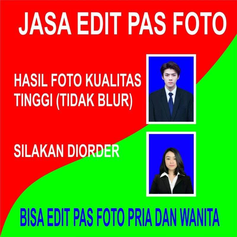 JASA EDIT PAS FOTO PRO/EDIT FOTO LAMARAN KERJA/EDIT FOTO GANTI JAZ/EDIT FOTO GANTU KEMEJA/BLAZER/ ED