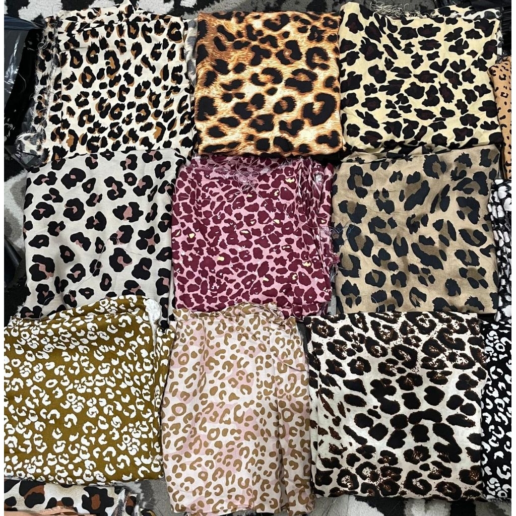 KAIN KATUN RAYON MOTIF MACAN