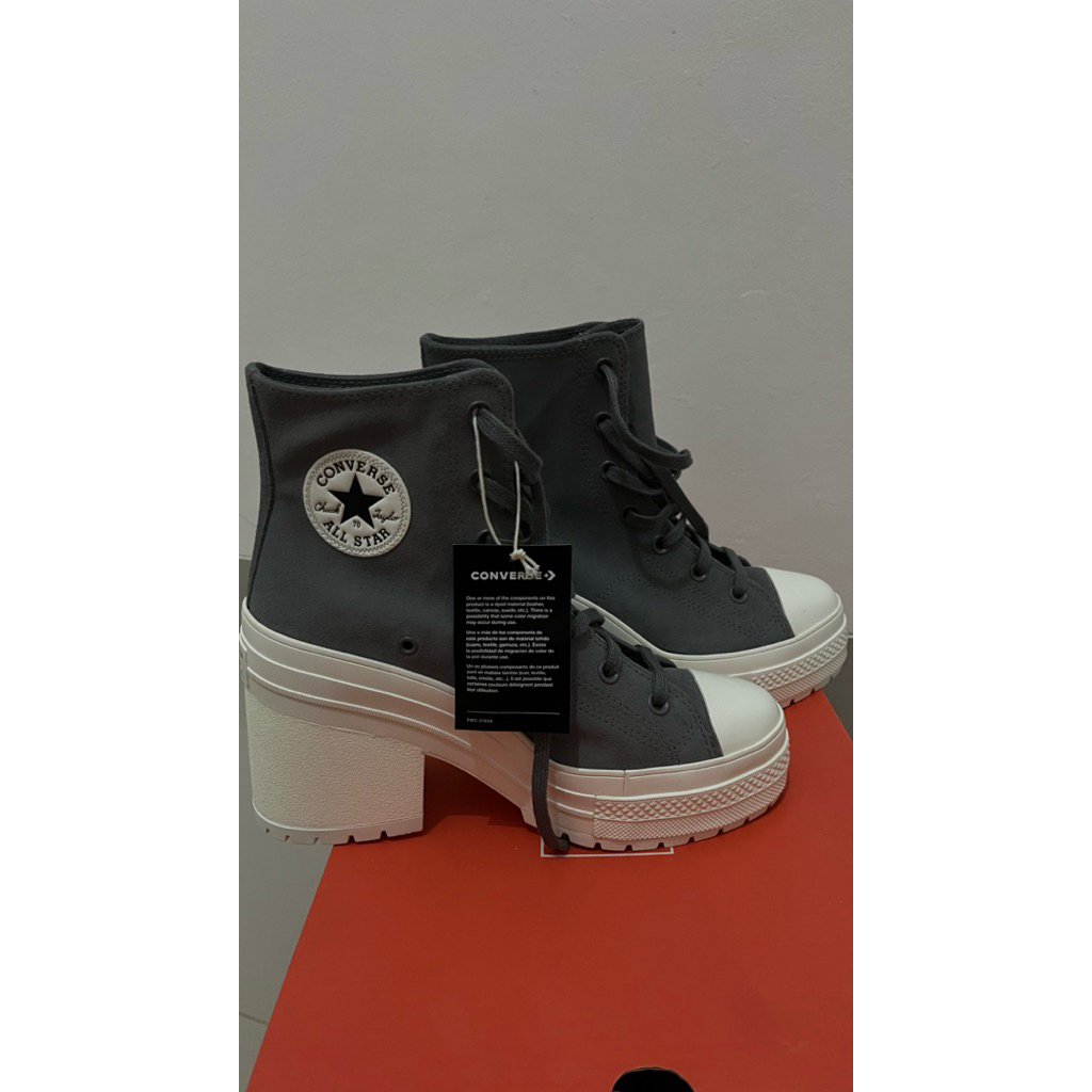 Original Converse Chuck 70 De Luxe High Heel – Grey