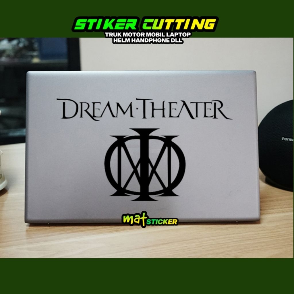 STIKER LAPTOP DREAM THEATER STICKER CUTTING TRANSPARAN
