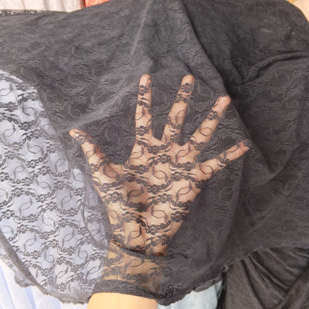 Kain Brokat Premium [0,5meter] - kain brokat stretch motif halus lembut - bahan brokat street lembut