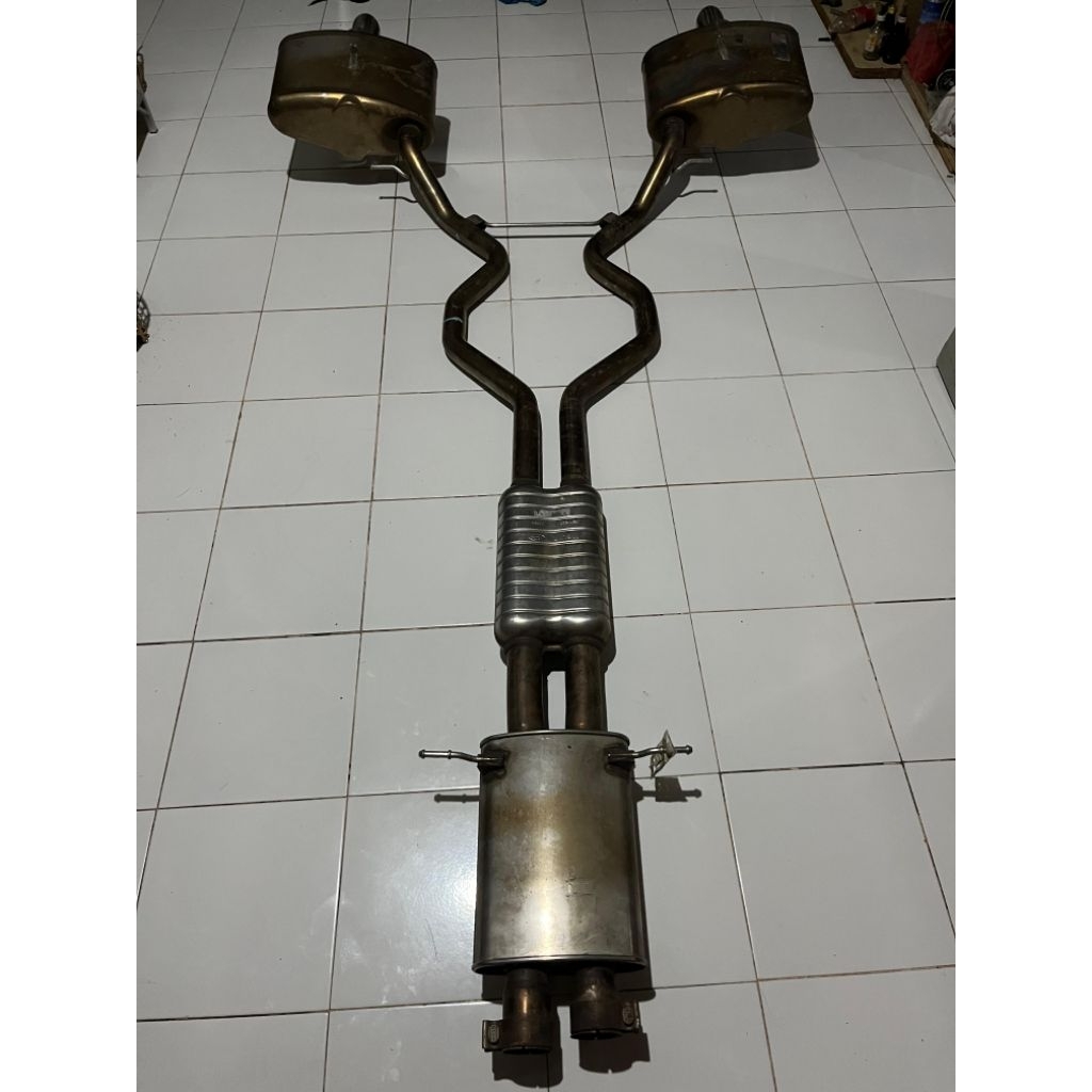 knalpot mobil land range rover jaguar HSE 5.0L/L405 original copotan