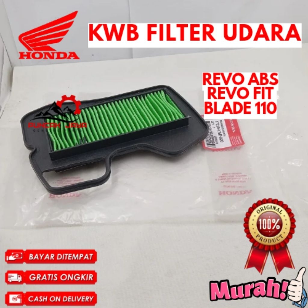 FILTER UDARA ORIGINAL HONDA KODE KWB, FILTER UDARA BEAT KARBU, FILTER UDARA SCOOPY KARBU, FILTER UDA