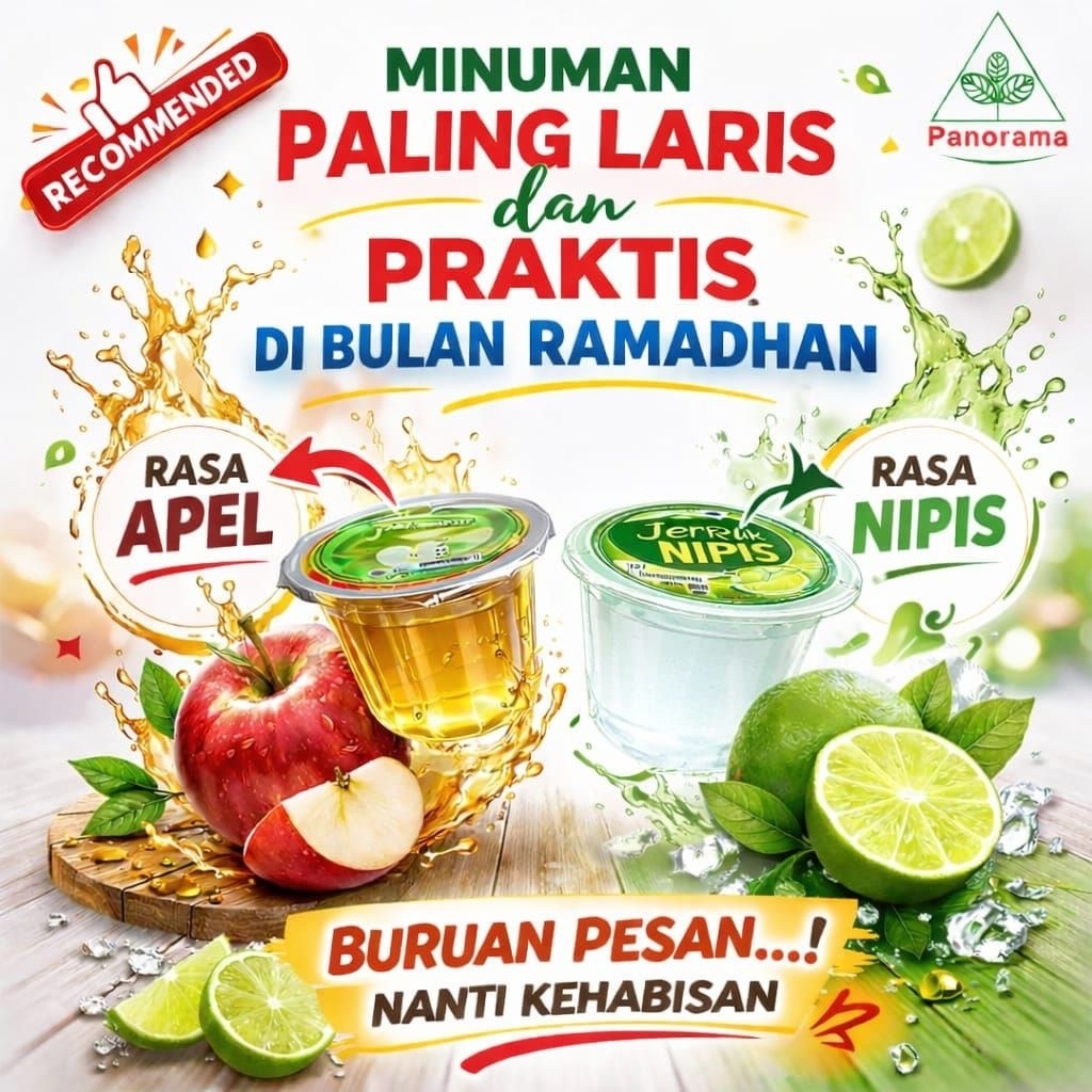 Minuman Apel Batu Malang &  Jeruk Nipis Panorama