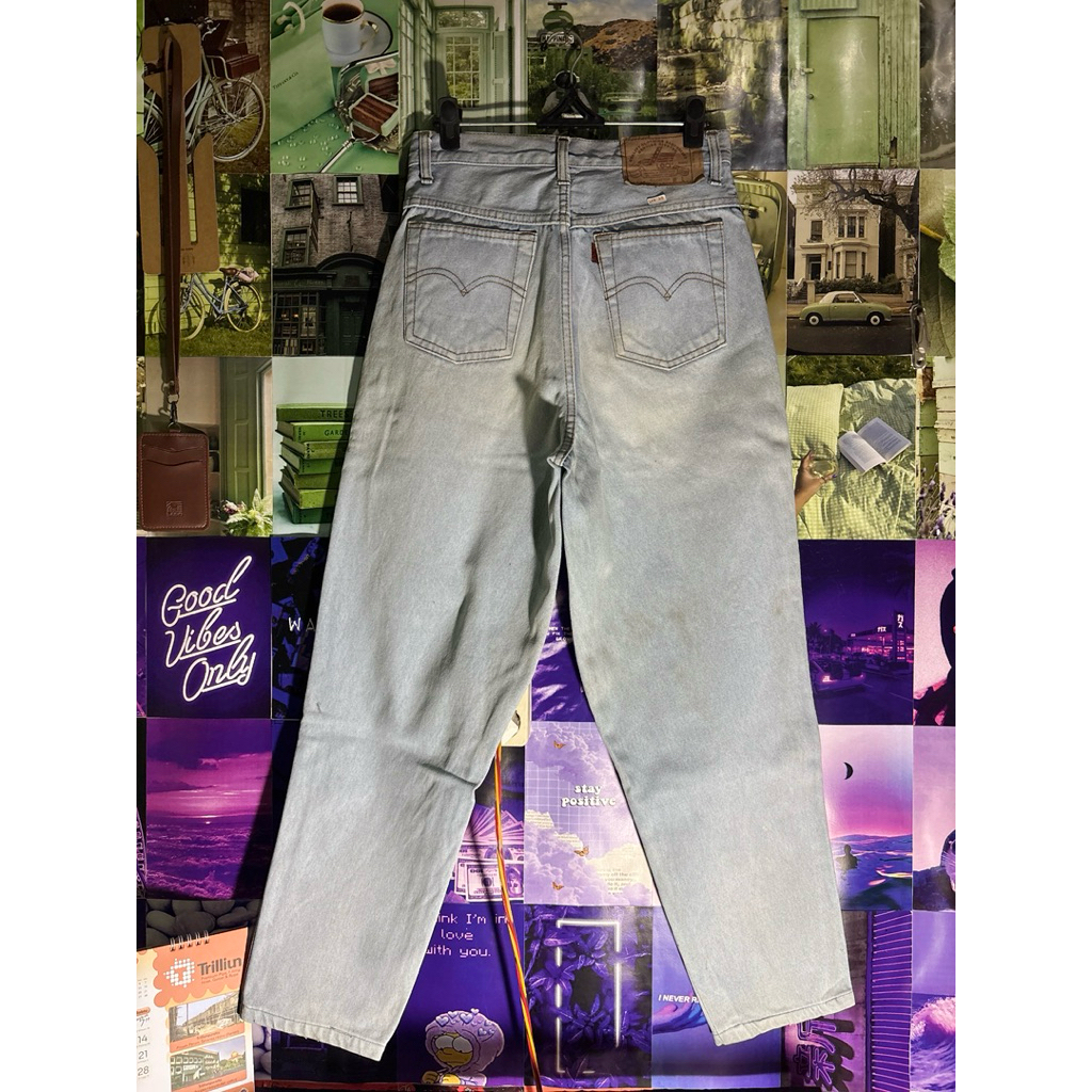 Lea Blue Washed Baggy Jeans Size 29 Preloved