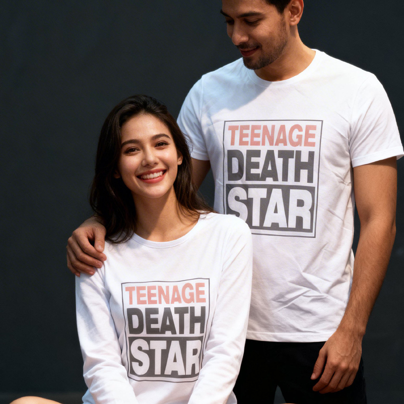 Kaos Teenage Death Star Vision Tshirt 100% Cotton Realpic || Size S M L XL XXL 3XL 4XL || DISTRO TSH