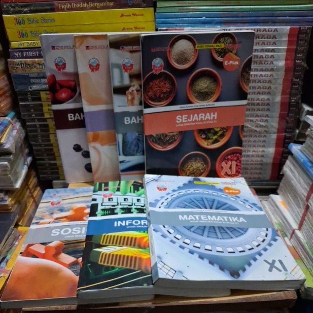 Buku Original SOSIOLOGI, INFORMATIKA, MATEMATIKA, BAHASA INGGRIS, BAHASA INDONESIA, P PANCASILA, SEJ
