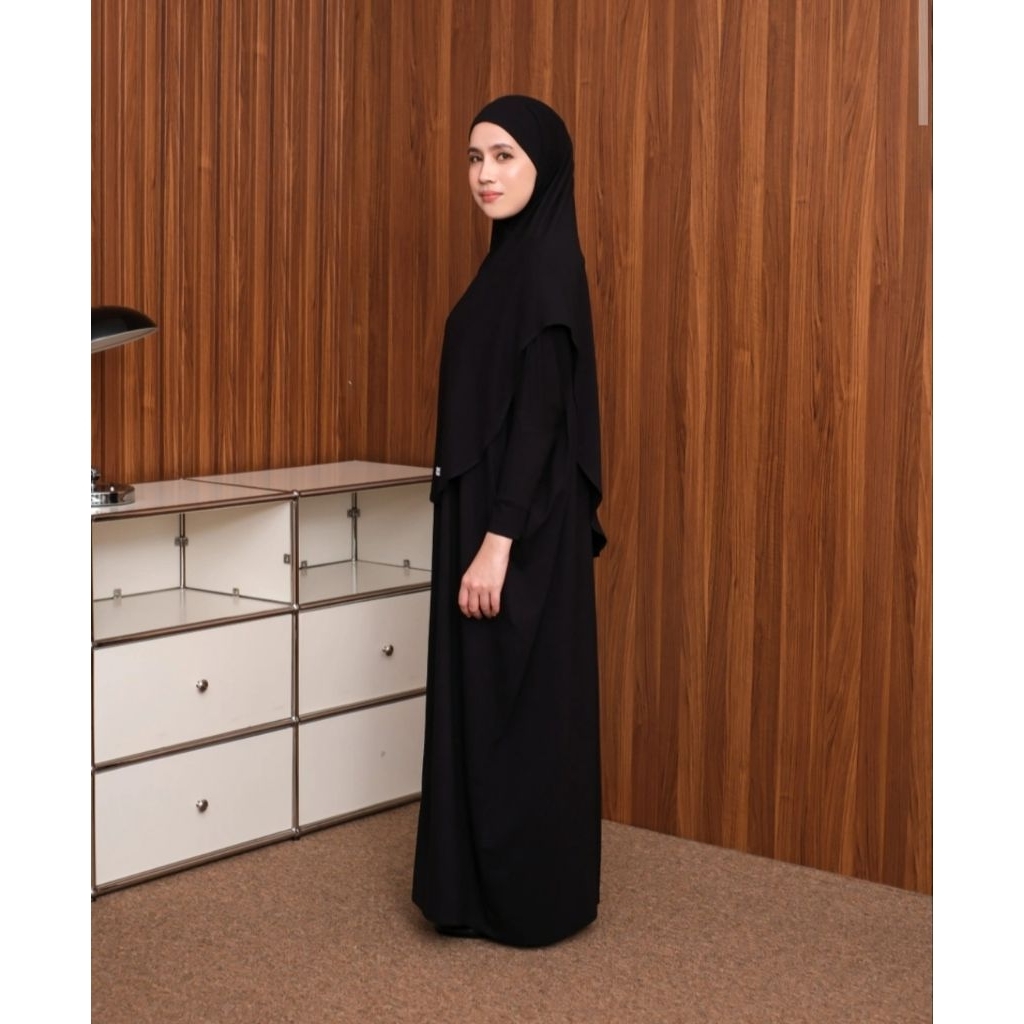 READY ‼️Plain Loose abaya Black S, Cofee bean M, Milo S & Medina Instan By Khalewale