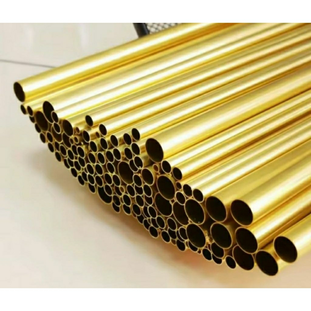 pipa kuningan OD 19mm x T. 0,8mm x P. 5800mm