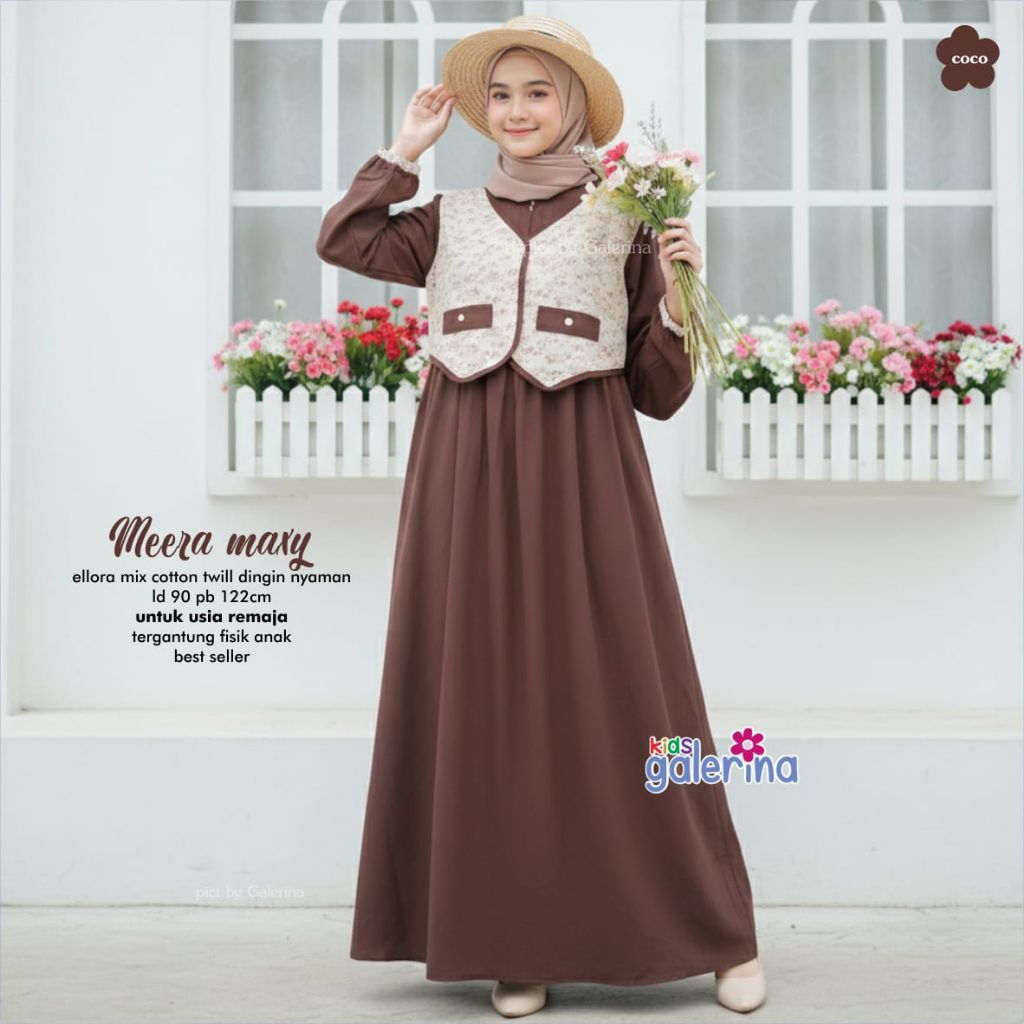 SHINTA • MEERA • GAMIS REMAJA • DRESS BAHAN ADEM • GALERINA