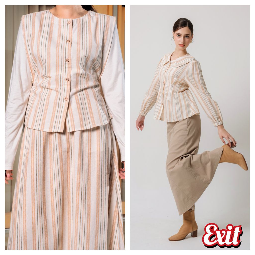 Exit Expand- Kemeja/Blouse Remaja Dewasa S-XXL