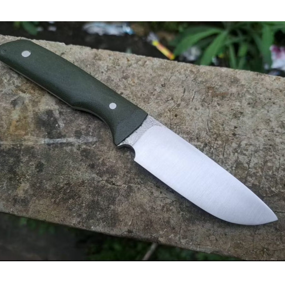 Pisau Bushcraft/ Camping Knive bahan Carbon Steel (Sup 9)