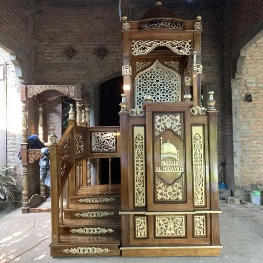 Mimbar Masjid Besar Tangga Terbaik Mimbar Kubah Masjid Agung