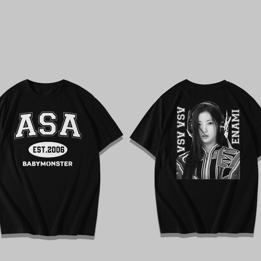 Kaos ASA Babymonster / Kaos Babymonster / Kaos Kpop / Fansmerch