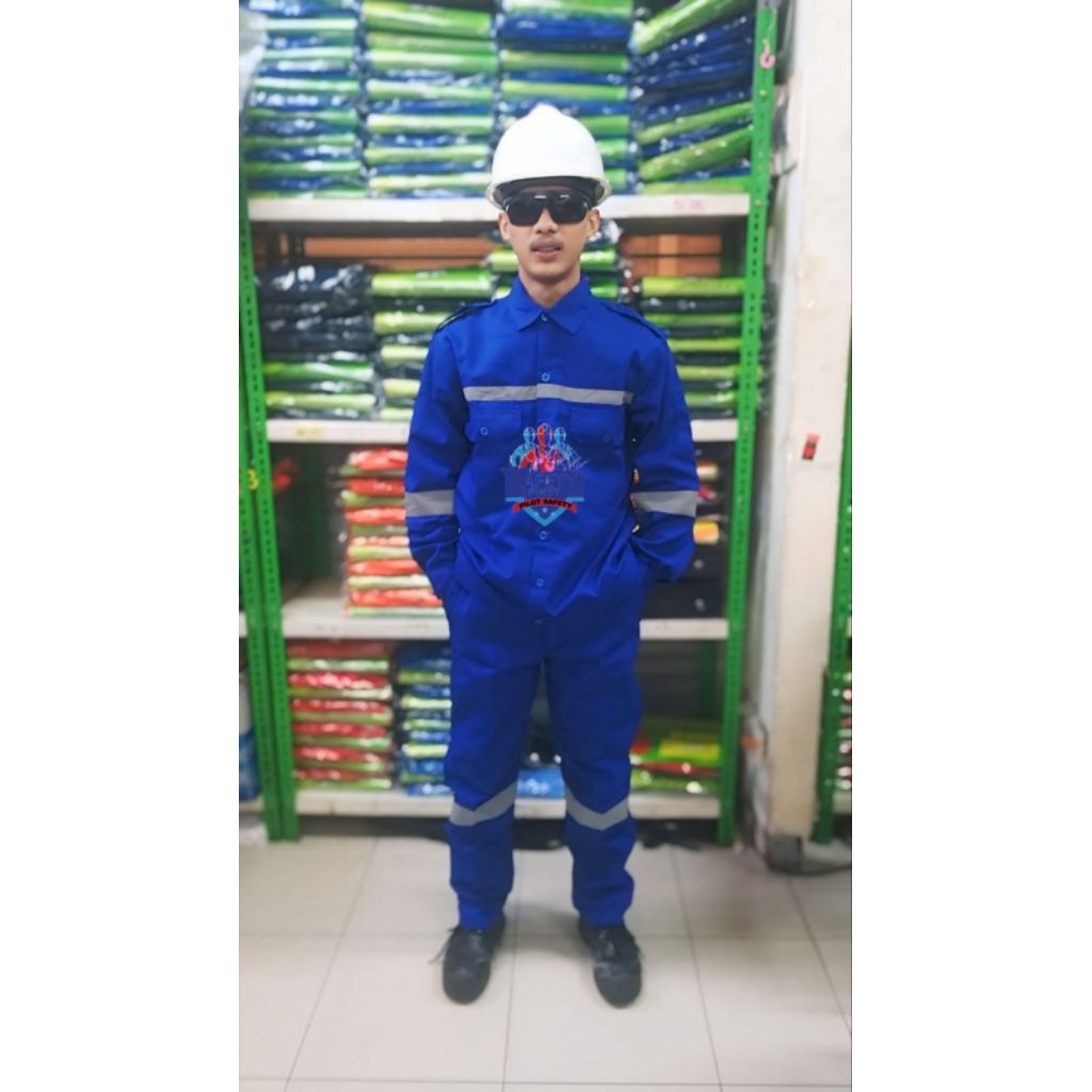 Baju Celana Japan Drill A&K Original / Baju Celana Safety Bahan Japan Drill