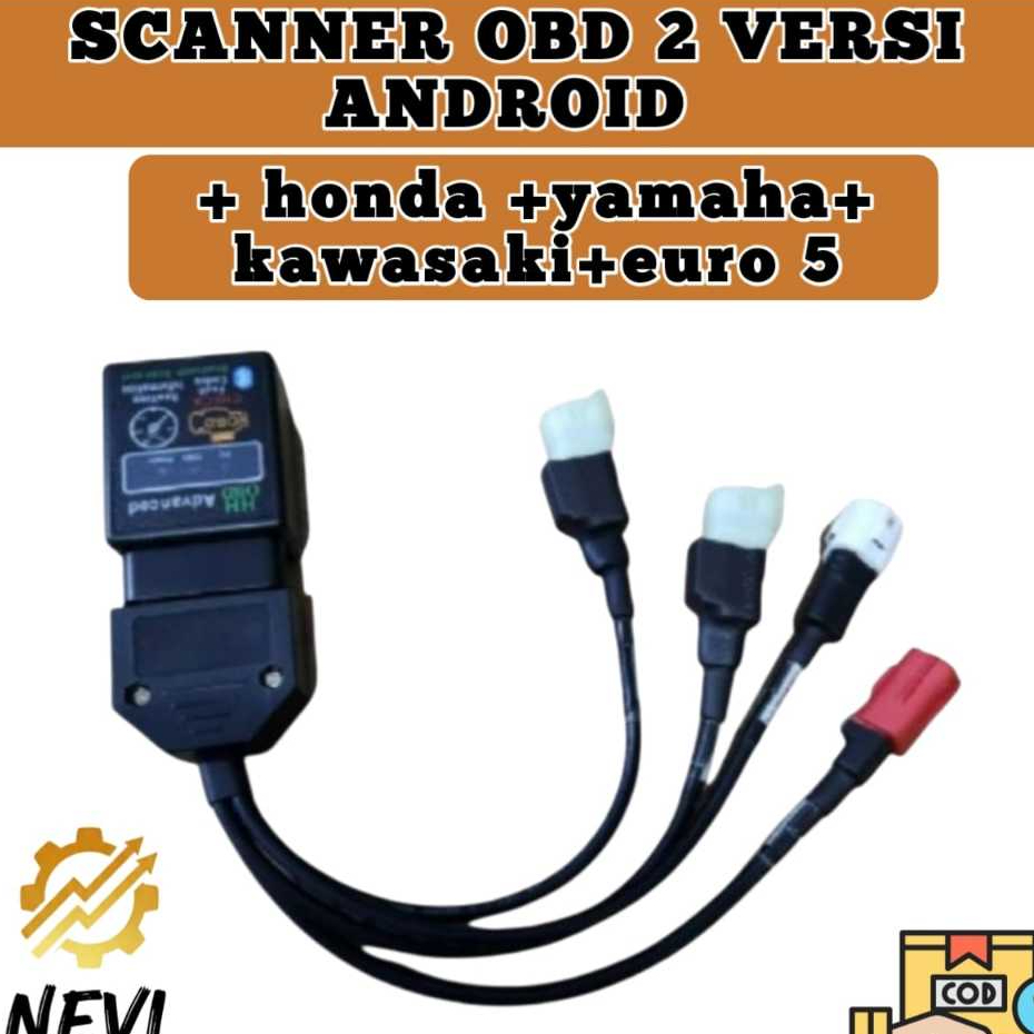 Scanner OBD 2 Motor Injeksi Android universal semua motor