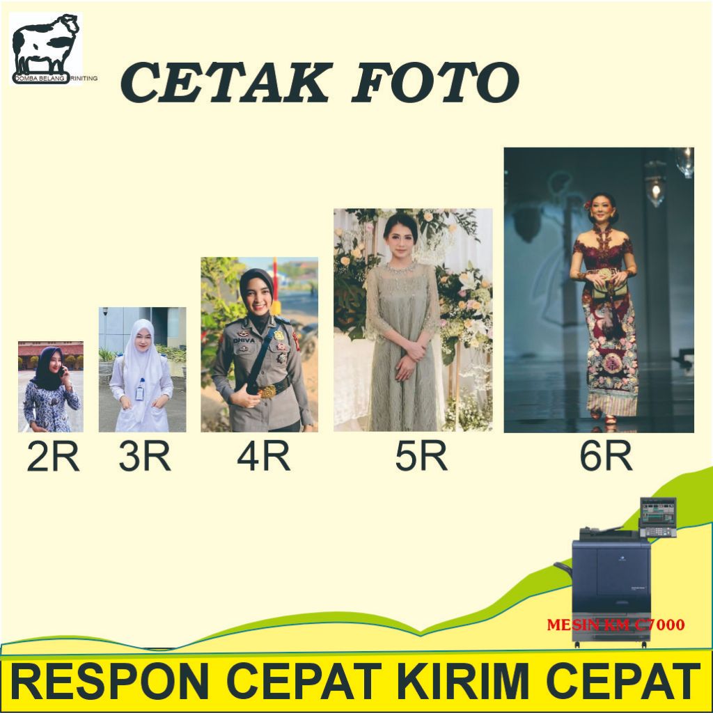 Cetak Polaroid 2R / 3R / 4R / 5R / 6R / Foto Keluarga / Polaroid BTS/KPOP/EXO / cetak foto / cetak p