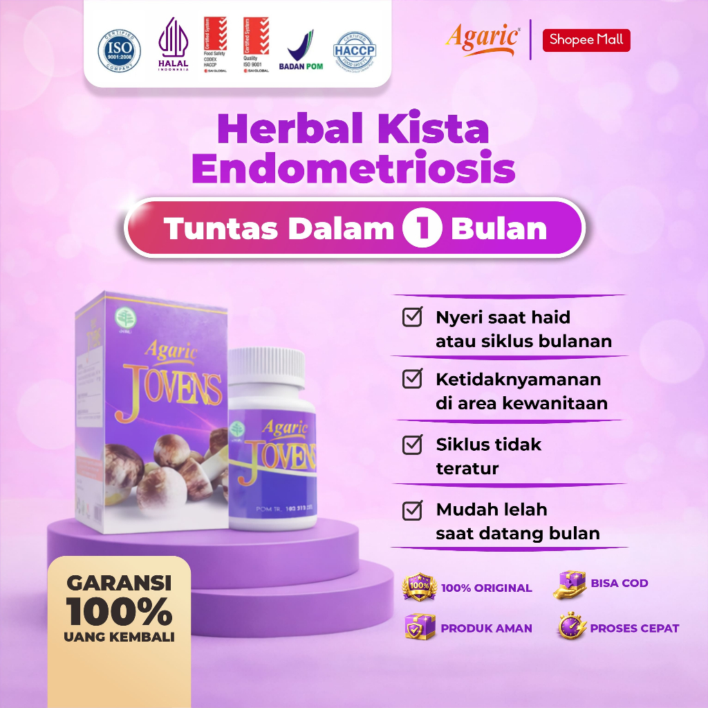 Agaric Jovens - Obat Kista Endometriosis Herbal Kista Miom Ovarium Epidermoid Benjolan Tumor Kanker 