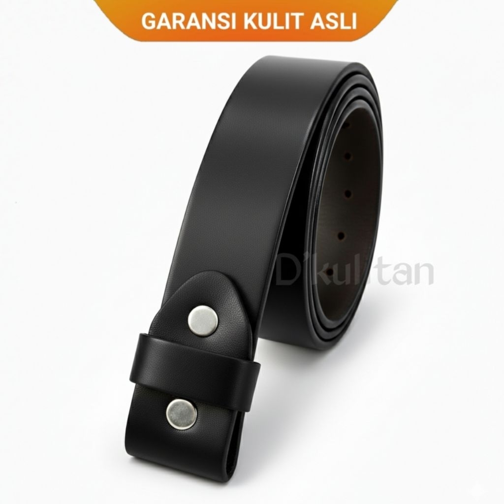 Tali Ikat Pinggang Kulit Pria/Tali Sabuk Kulit Asli Garut