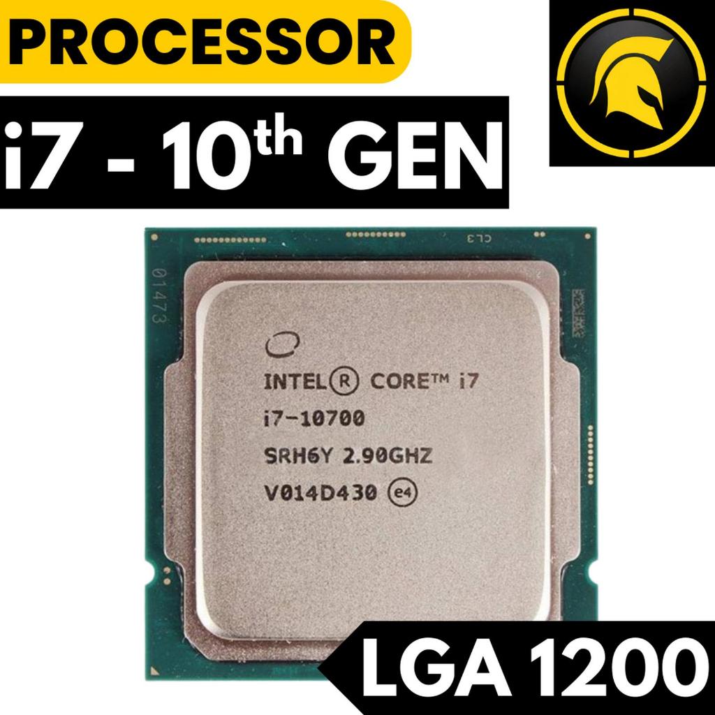Processor Intel Core i7 Gen 10 Comet Lake 10700 10700T 10700K 10700KF Tray Tanpa Fan Garansi 1 Bulan