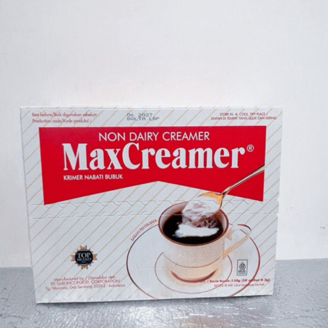 Indocafe MaxCreamer Box 50 Sachet