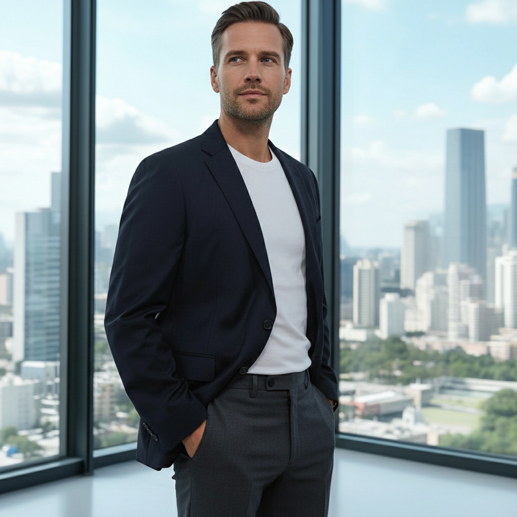 Baju Jas Ermenegildo Zegna Vintage by Tai Pan Custom Blazer Pakaian Formal Bisnis Luxury Wool Hitam