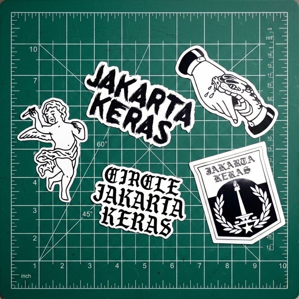 STIKER PACK JAKARTA KERAS