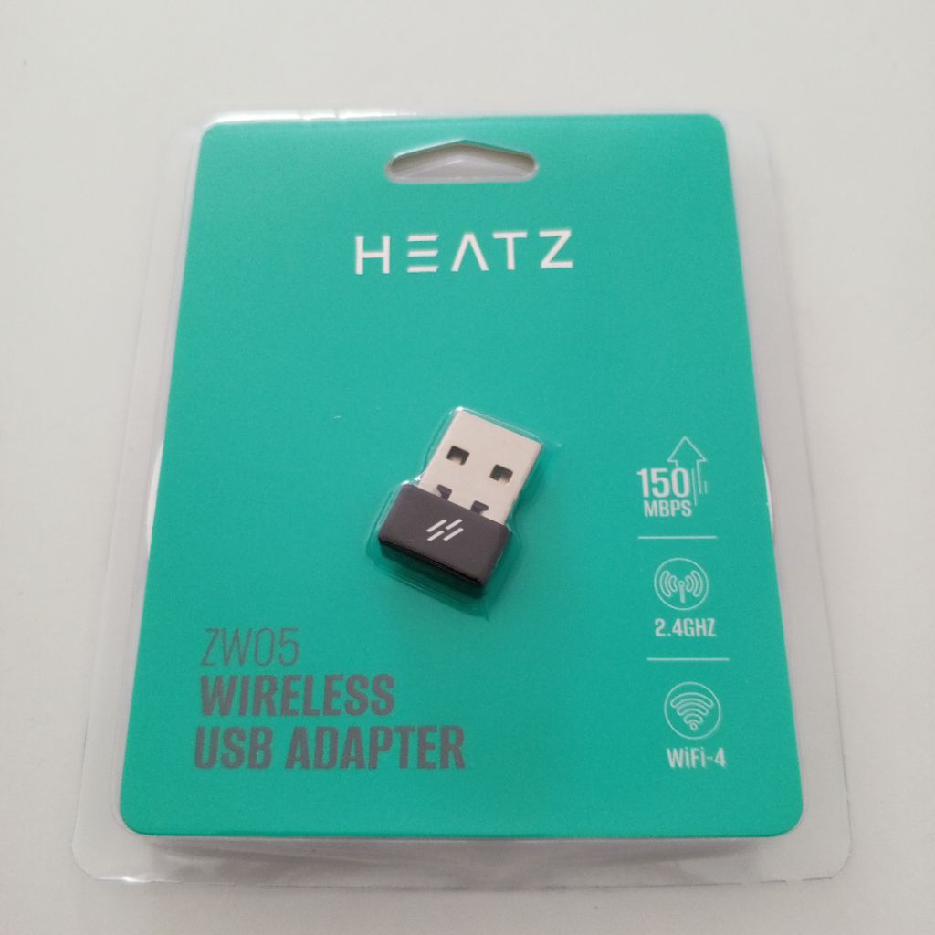 USB Wireless Adapter Heatz ZW05 150Mbps WiFi-4, Dongle WiFi Laptop & PC 2.4Ghz, Antena WiFi USB Mini