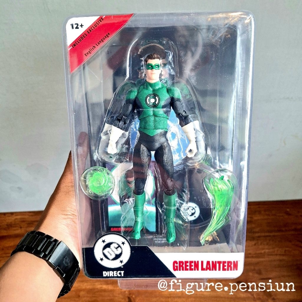 MCFARLANE GREEN LANTERN REBEL RUN DC DIRECT ACTION FIGURE