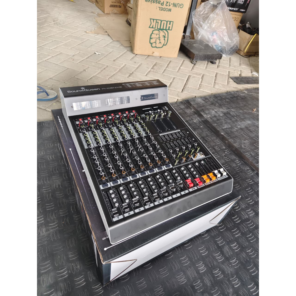 MIXER AUDIO SOUNDQUEEN PHOENIX 8 CHANNEL MIXER SOUNDQUEEN PHOENIX 8CH