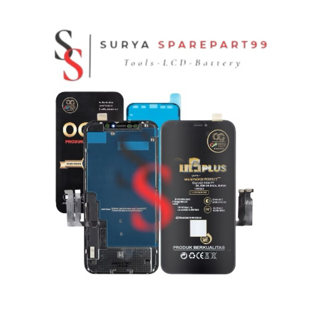 Lcd Touchscreen Iphone Xr Original Segel Utuh