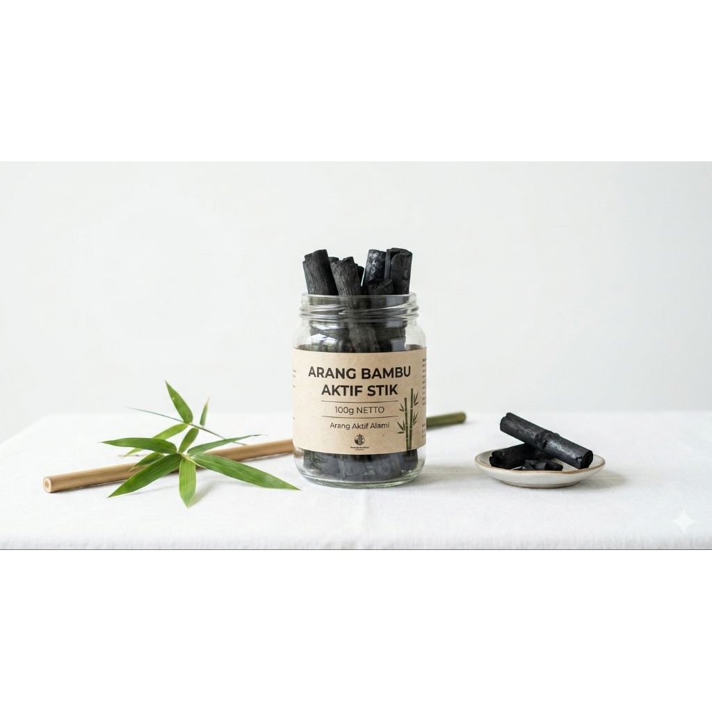 arang bambu aktif stik 100gram (activated bamboo charcoal stick ) Arang bambu original