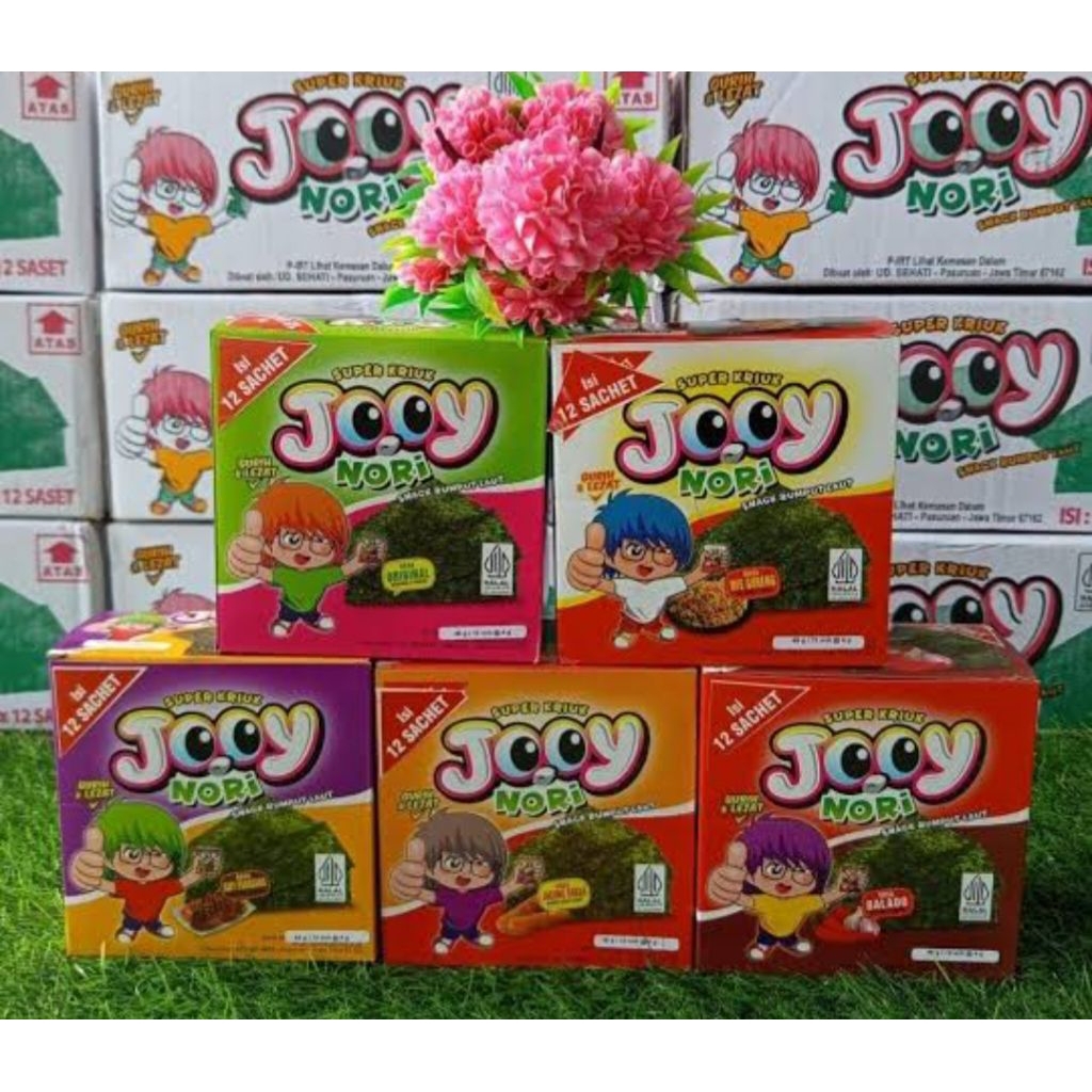 Jooy Nori Rumput Laut / 1box isi 12pcs