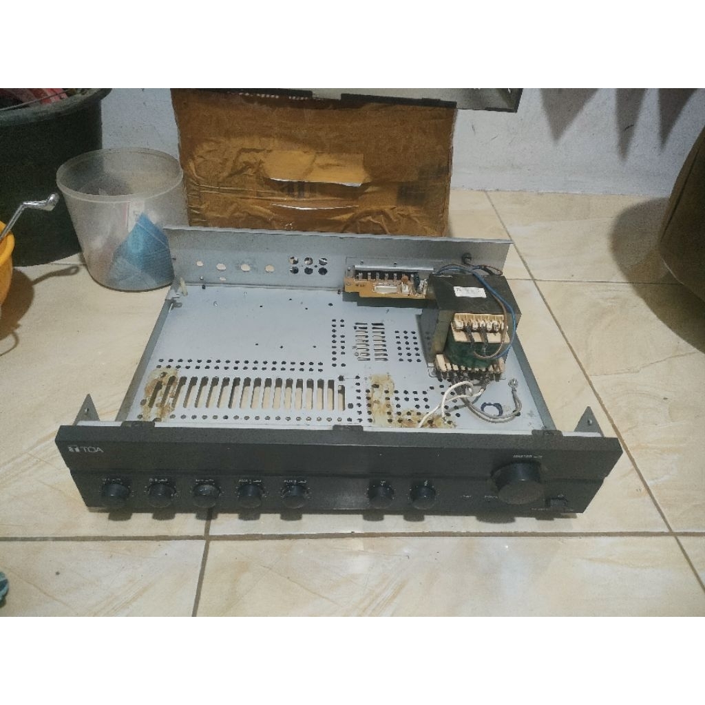 trafo suplay dan box ampli toa 2120