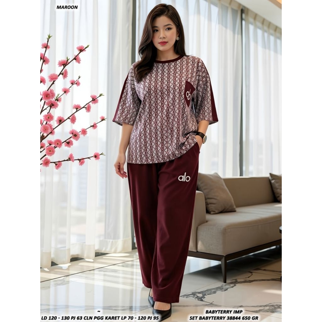 setelan jumbo babyterry