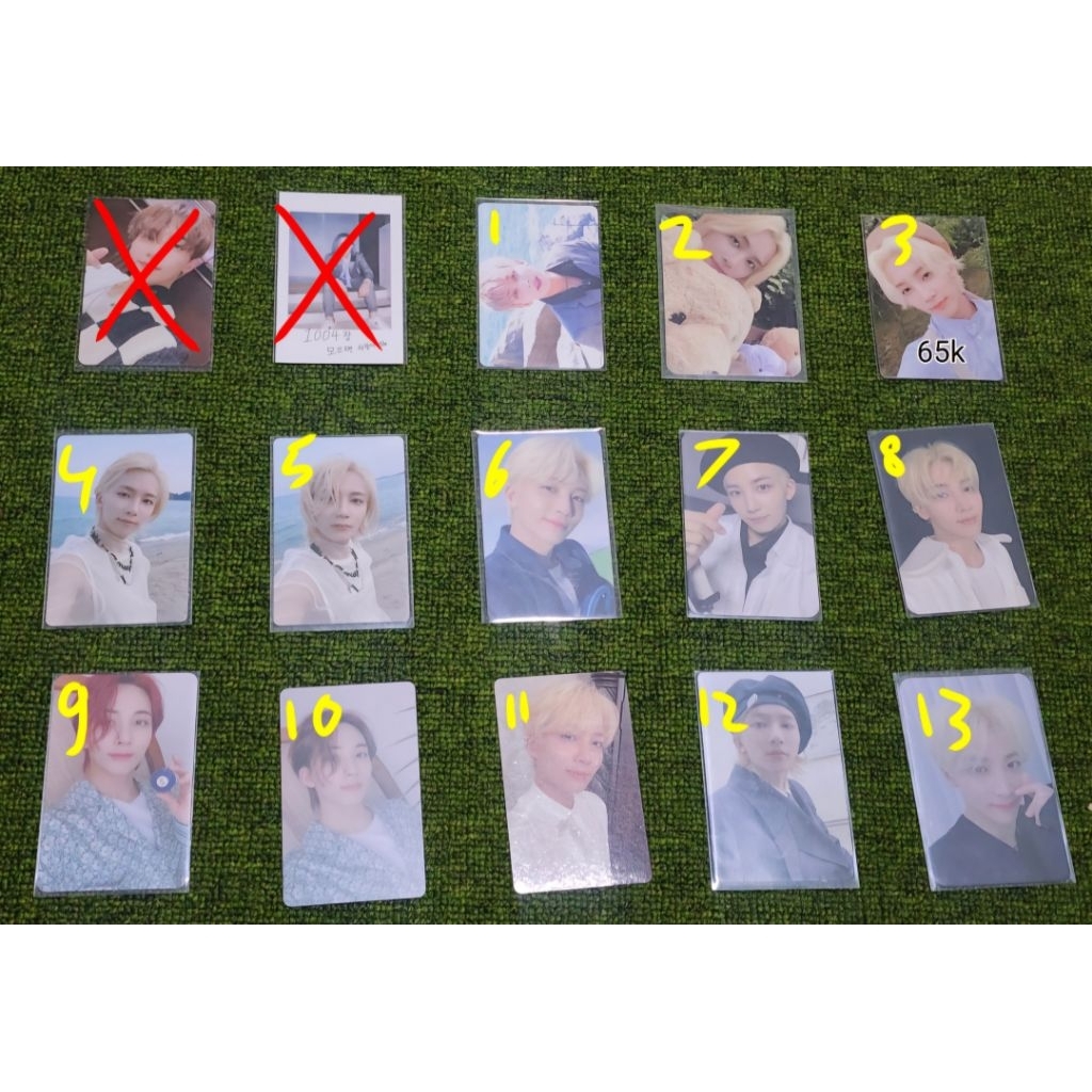 wts pc jeonghan official, ta orange, dicon, attaca, your choice