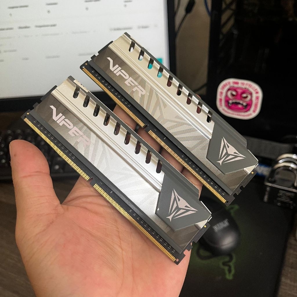 RAM 8GB ddr4 2x4gb patriot viper
