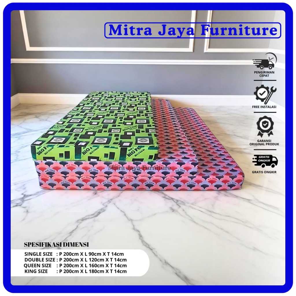 BUSA BIG FOAM / KASUR BUSA SIGLE PREMIUM