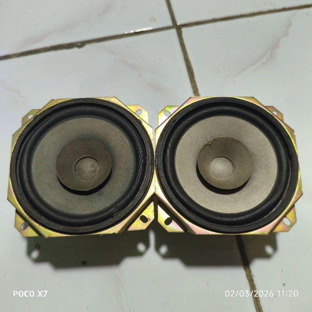 Speaker full range 4 inch - original lepasan normal siap pakai
