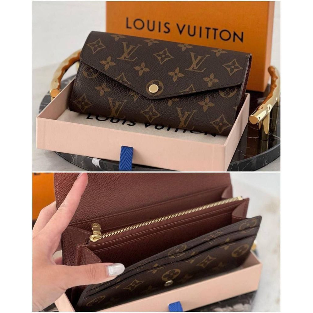 Louis Vuitton LV Long Wallet Sarah Monogram