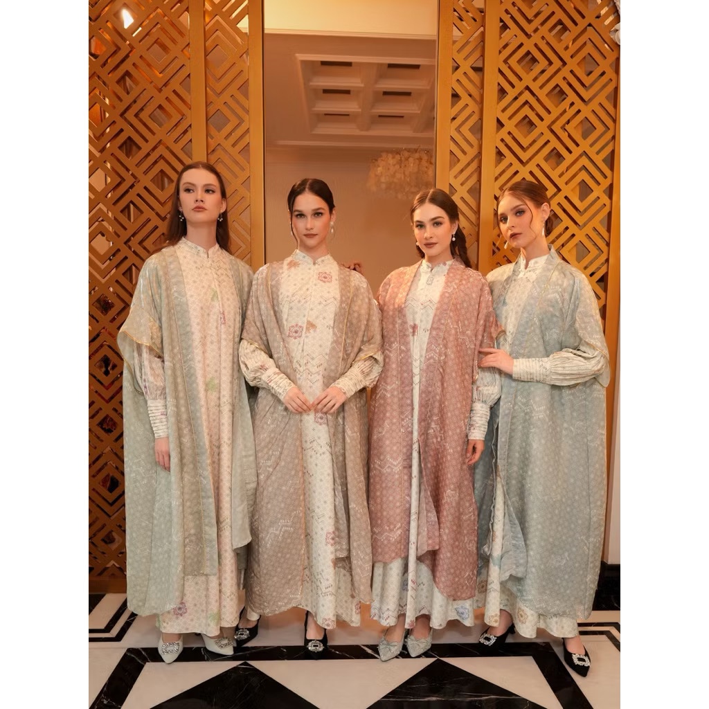 Gamis Organza Outer Panjang
