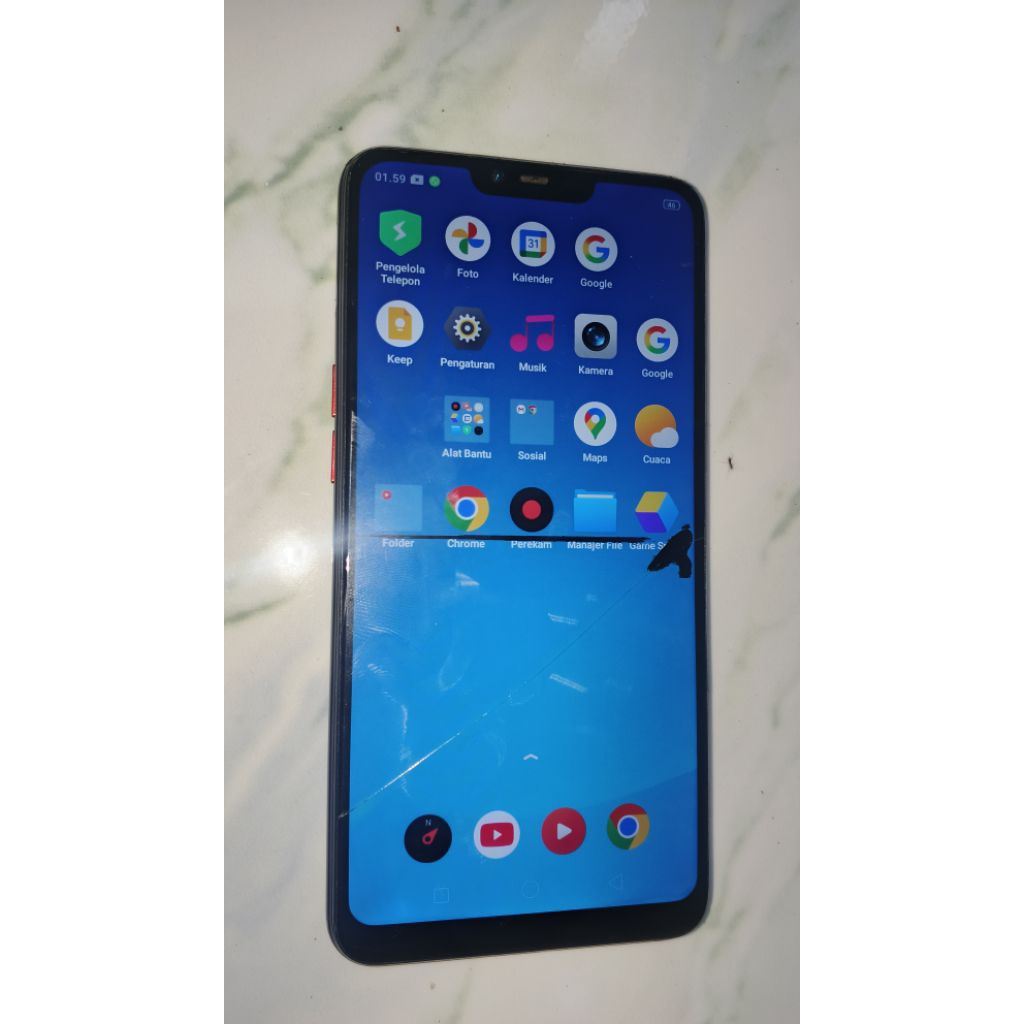Realme c1 ram 2/32 minus lcd mesin normal