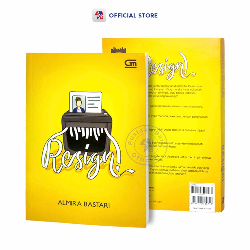Buku Novel Resign – Almira Bastari / GPU